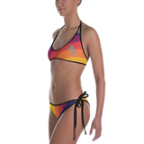 Rainbow Print Bikini